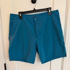 Rhone Resort Shorts Teal Performance 34